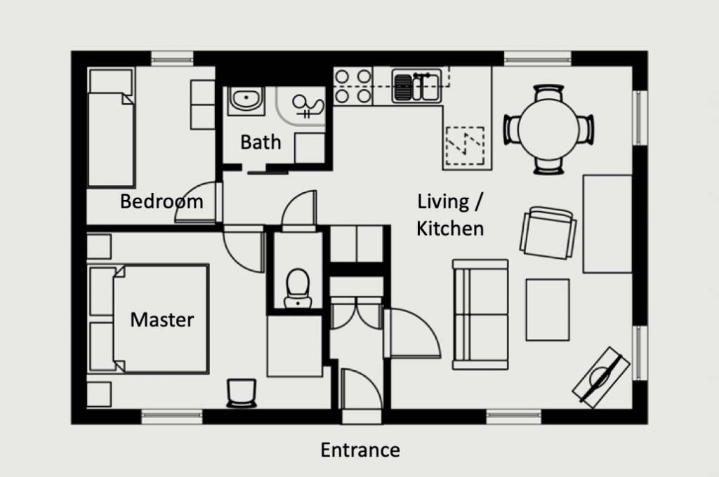 Porte de l'Orme - Luxury apartment - Floorplan