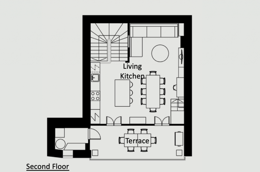 Antibes Rental - Maison du Village - Floorplan
