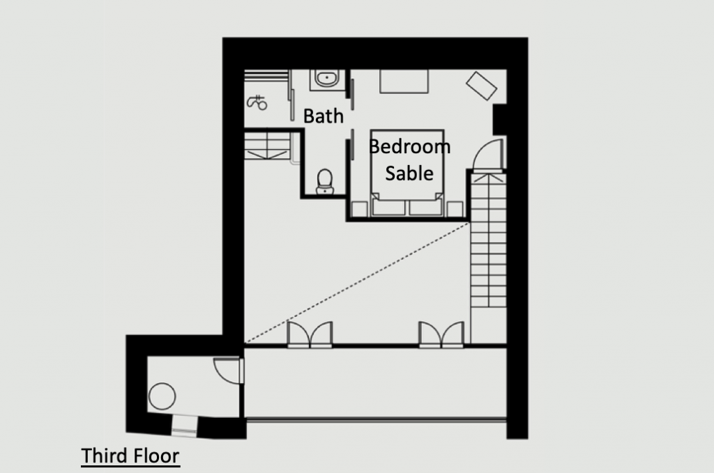 Antibes Rental - Maison du Village - Floorplan