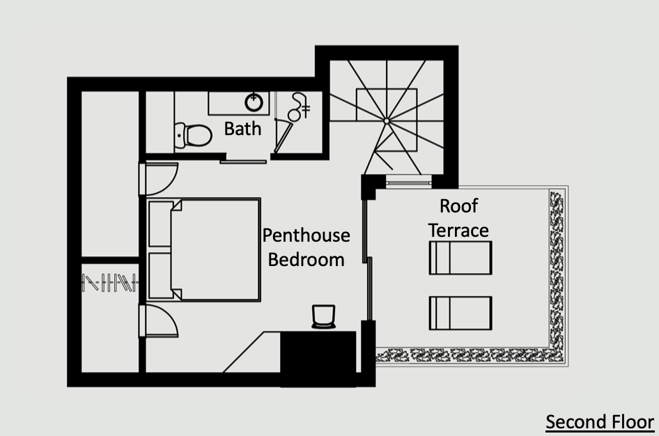 Antibes Rental - Clos des Vignes - floorplan